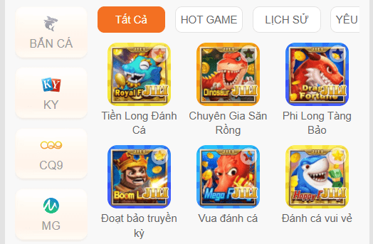 Điểm danh sảnh bắn cá KU BET chất lượng