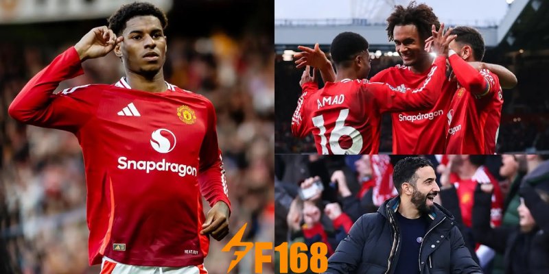 Thầy trò Ruben Amorim cùng nhau có ba điểm đầu tiên ở Ngoại Hạng Anh